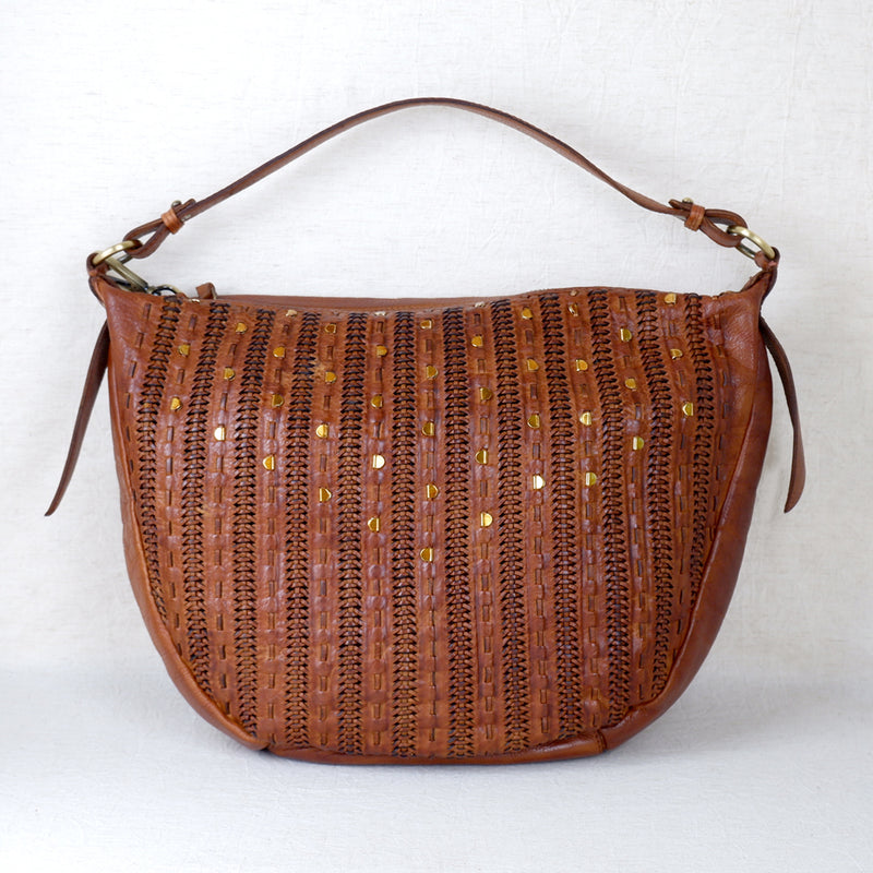 Studded Intreccio Tote Bag