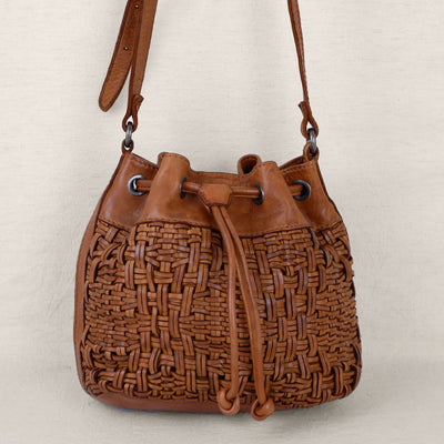 Bucket Bag- Cognac