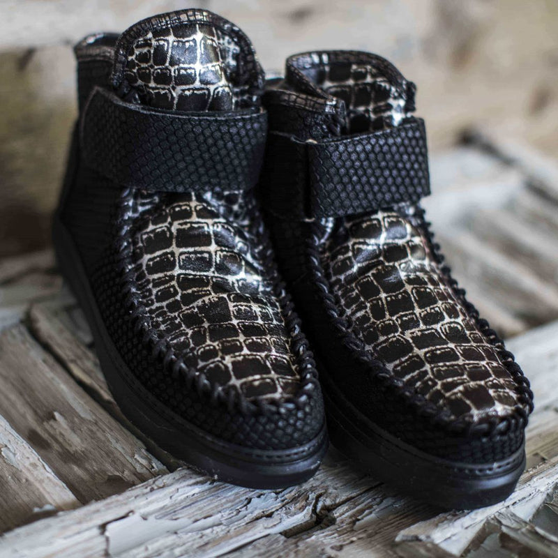 Ymiz Strap Cocco - Black & Silver